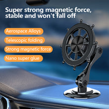 Load image into Gallery viewer, Universal 360° PRO Magnetic Suction Phone Holder Car,Alloy Folding Magnetic Cell Phone Holder for Car [Super Strong Magnet] Bracket Magnetic Dashboard Phone Car Mount for All Smartphone
