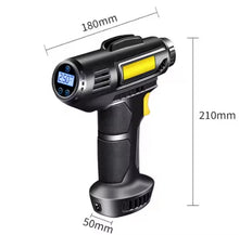 Load image into Gallery viewer, Car tire inflator pump wireless intelligent digital display portable handheld car inflator pump bicycle pump
