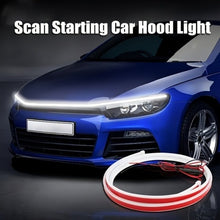 Load image into Gallery viewer, Upgrade Your Vehicle with a Universal 12V, 10W Start-Scan Car LED Hood Light White 59In  Dynamic Daytime Running Light!
