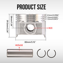 Load image into Gallery viewer, 2X Cylinder Piston Kit For Polaris Ranger Crew 700 4X4 EFI 2008-2009
