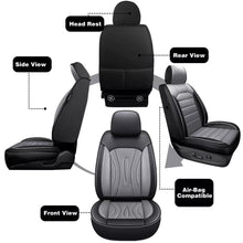 Load image into Gallery viewer, For Toyota Car Seat Covers 5-Seats Full Set PU Leather Front &amp; Rear Protector

