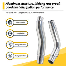 Load image into Gallery viewer, Stainless Intercooler Pipe for 2003-2007 Dodge Ram 5.9L Cummins Diesel
