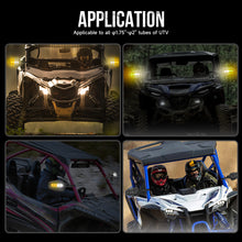 Load image into Gallery viewer, Pair 1.75&quot;-2&quot; UTV Rear View Side Mirrors w/ LED Light for Polaris RZR Can-Am
