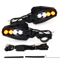 Load image into Gallery viewer, Pair 1.75&quot;-2&quot; UTV Rear View Side Mirrors w/ LED Light for Polaris RZR Can-Am
