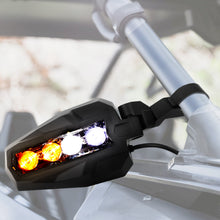 Load image into Gallery viewer, Pair 1.75&quot;-2&quot; UTV Rear View Side Mirrors w/ LED Light for Polaris RZR Can-Am
