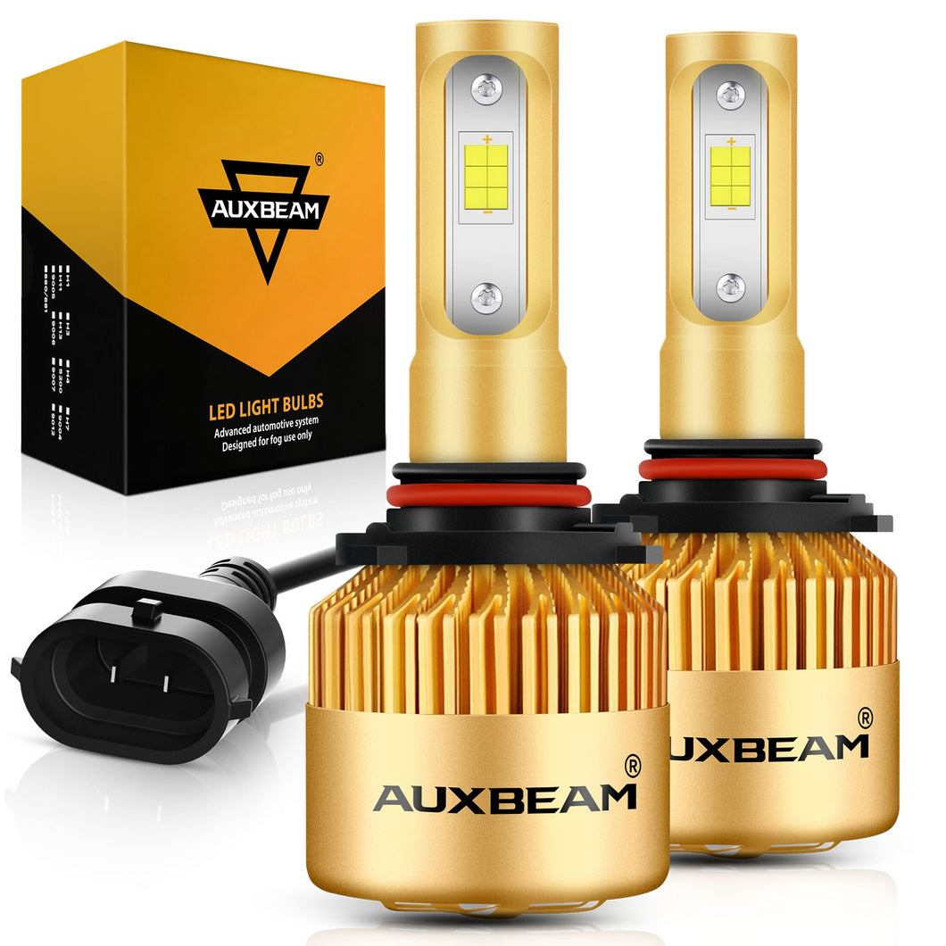 S3 Series 9005 36W Gold Color CSP LED car Headlight Bulb