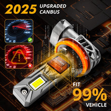 Load image into Gallery viewer, Q26S Series H11 1:1 Direct Plug-In Installation Single Copper Tube Structure Fan Cooling 90W LED Car Headlight Bulb AUXBEAM
