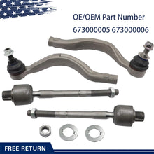 Load image into Gallery viewer, For Maserati Ghibli Quattroporte 2014-2017 Inner Outer Tie Rod End Left Right
