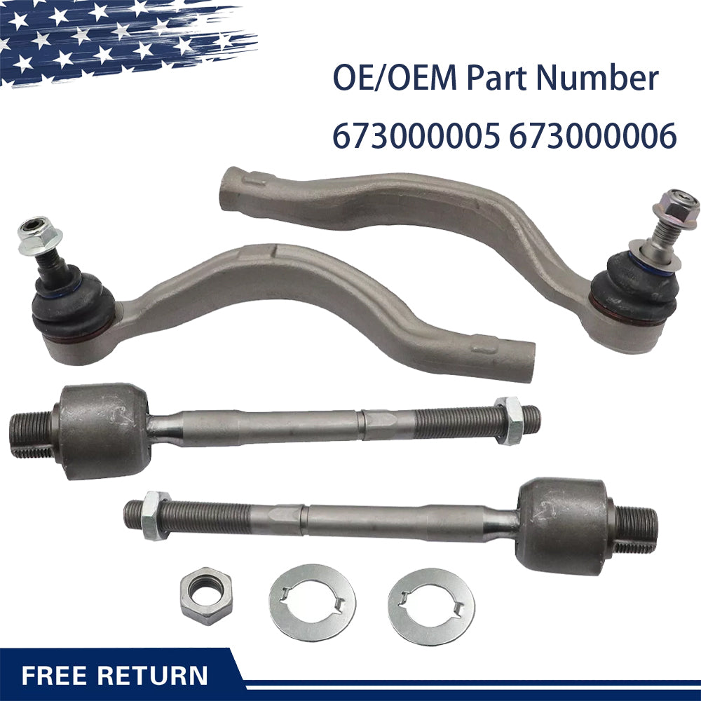 For Maserati Ghibli Quattroporte 2014-2017 Inner Outer Tie Rod End Left Right