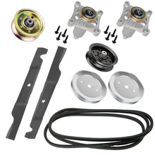 Load image into Gallery viewer, 46&quot; Spindles Blade Belt Pulley Kit for Husqvarna YTH20K46 YTH22V46 YTH21K46
