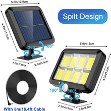 Load image into Gallery viewer, 120000LM LED Solar Outdoor Motion Sensor Wall Light Remote Street Lamp IP65
