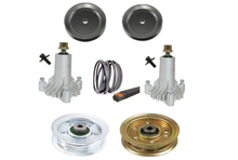 Load image into Gallery viewer, Complete 42&quot; Spindle Pulley Belt Kit For Husqvarna LTH18542 YTH1842 YTH130 42&quot;
