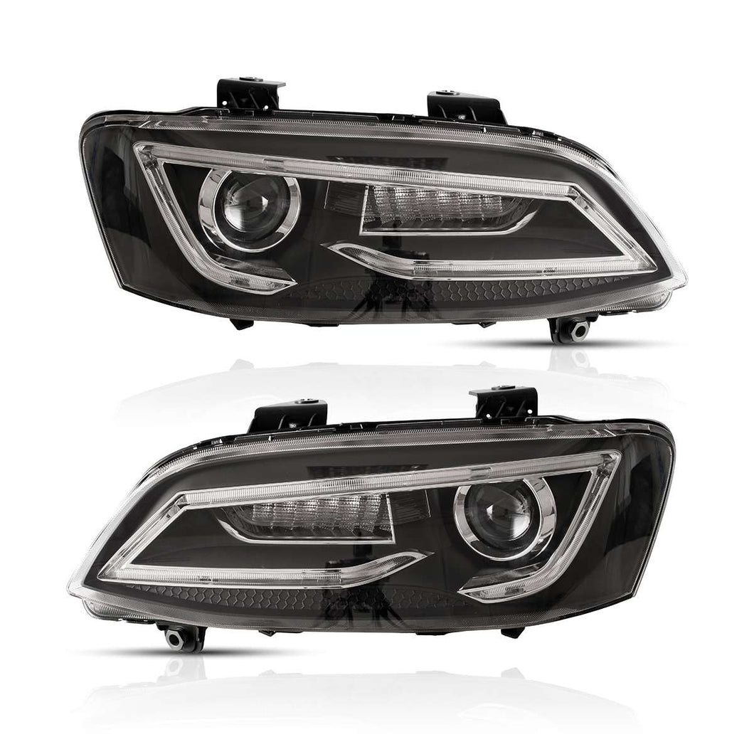 For Holden Commodore VE Series 1 2006-2013 Dual Beam Head Lights With Sequential