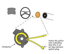 Load image into Gallery viewer, 2004 PONTIAC GTO CLOCKSPRING STEERING WHEEL CLOCK SPRING
