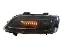 Load image into Gallery viewer, Black LED Headlights Sequential Blinker Fit For Holden VE Commodore Series 1 &amp; 2 Xenon Globes
