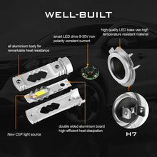 Load image into Gallery viewer, 2X H7 LED Headlight Bulb Conversion Kit High Low Beam 3000K Yellow 20000LM

