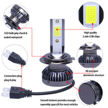 Load image into Gallery viewer, Pair H7 LED Headlight Bulb Kit High/Low Beam 8000K Super Blue 26000LM Light Bulb
