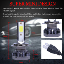 Load image into Gallery viewer, Pair H7 LED Headlight Bulb Kit High/Low Beam 8000K Super Blue 26000LM Light Bulb
