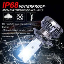 Load image into Gallery viewer, Pair H7 LED Headlight Bulb Kit High/Low Beam 8000K Super Blue 26000LM Light Bulb
