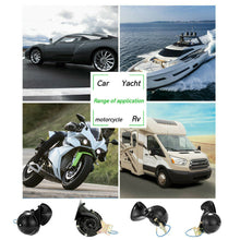 Load image into Gallery viewer, 300DB Loud Electric Horn Trumpet for Car Motorcycle Truck Train Boat Universal
