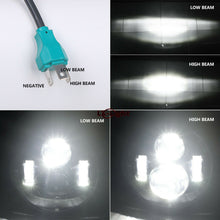 Load image into Gallery viewer, Brightest Black 5-3/4" 5.75 Inch Round Led Headlight for Motorcycle Bike Motor
