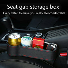 Load image into Gallery viewer, 1PCS Car Seat Right Side Gap Catcher Storage Box Bottles Pocket Organizer Holder
