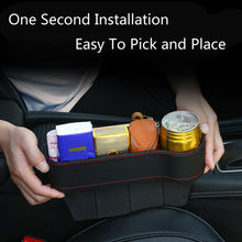 Load image into Gallery viewer, 1PCS Car Seat Right Side Gap Catcher Storage Box Bottles Pocket Organizer Holder
