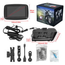 Load image into Gallery viewer, 5&quot; IPS Touch Screen Portable Motorcycle Navigator Wireless CarPlay Waterproof
