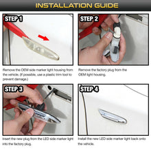 Load image into Gallery viewer, 2 Smoke LED Side Marker Turn Signal Light Replacement for BMW E90 E91 E93
