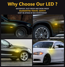 Load image into Gallery viewer, 2 Smoke LED Side Marker Turn Signal Light Replacement for BMW E90 E91 E93
