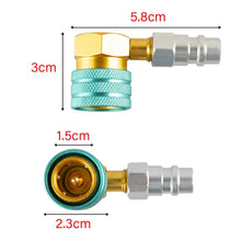 Load image into Gallery viewer, R1234YF To R134a Low Side Quick Coupler Adapters Car Air Conditioning Fitting
