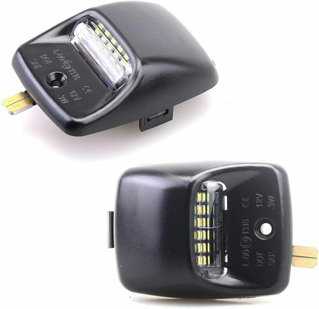 For 2000-2013 Toyota Tundra White LED Tag License Plate Light Bulbs Assembly Kit