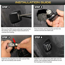 Load image into Gallery viewer, For 2000-2013 Toyota Tundra White LED Tag License Plate Light Bulbs Assembly Kit
