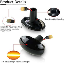 Load image into Gallery viewer, Sequential LED Fender Side Marker Light Amber Lamp For MINI Cooper R55 R56 R57 +
