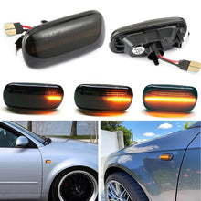 Load image into Gallery viewer, For Audi A3 S3 8P A4 S4 RS4 B6 B7 B8 A6 S6 RS6 Sequential Led Side Marker Lights
