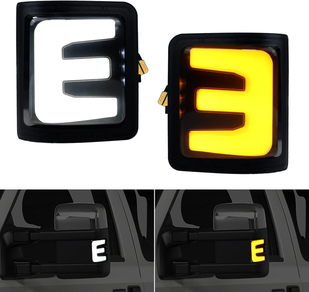 Switchback LED Side Mirror Marker Light For Ford F250 F350 F450 Super Duty 08-16