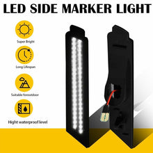 Load image into Gallery viewer, Smoked White LED Front Bumper Side Marker Lights Lamp For 2010-2015 Chevy Camaro
