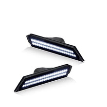 Load image into Gallery viewer, Smoked White LED Front Bumper Side Marker Lights Lamp For 2010-2015 Chevy Camaro
