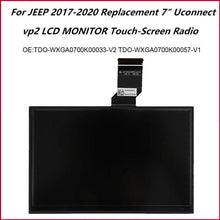 Load image into Gallery viewer, 7&quot; LCD Display Touch Screen For 2017-2020 Jeep Compass Radio Navigation Replace
