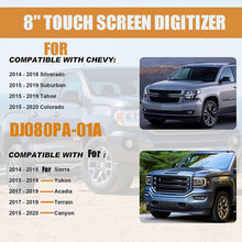 Load image into Gallery viewer, For 2017 Chevrolet Silverado REPLACEMENT Touch-Screen GLASS Digitizer LCD
