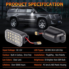 Load image into Gallery viewer, 2X LED Side Mirror Puddle Lights For 07-14 Yukon Sierra Tahoe Avalanche Escalade
