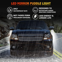 Load image into Gallery viewer, 2X LED Side Mirror Puddle Lights For 07-14 Yukon Sierra Tahoe Avalanche Escalade
