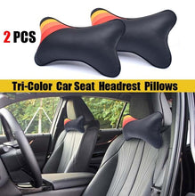Load image into Gallery viewer, 2pcs Fit For Toyota Tri-Color Embroidered Car Seat Headrest Neck Cushion Pillows

