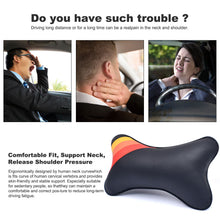 Load image into Gallery viewer, 2pcs Fit For Toyota Tri-Color Embroidered Car Seat Headrest Neck Cushion Pillows

