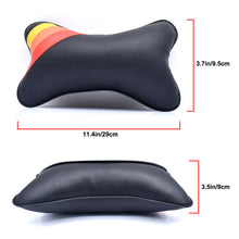 Load image into Gallery viewer, 2pcs Fit For Toyota Tri-Color Embroidered Car Seat Headrest Neck Cushion Pillows
