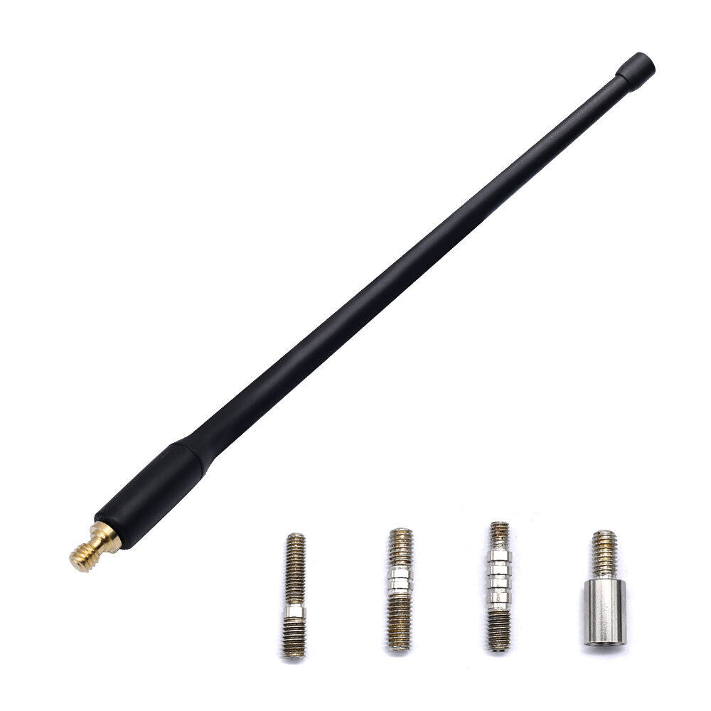 13Inch Radio Antenna Mast Compatible with Jeep Wrangler JK JL 2007-2022 Black