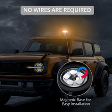 Load image into Gallery viewer, 40-LED Emergency Beacon Flashing Light Truck Magnetic Amber Warning Strobe Lamp
