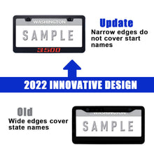 Load image into Gallery viewer, Fits Dodge Ram 3500 Cab Accessories Metal Black License Plate Tag Frame Cover
