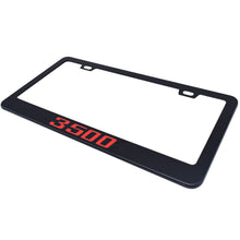 Load image into Gallery viewer, Fits Dodge Ram 3500 Cab Accessories Metal Black License Plate Tag Frame Cover
