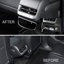 Load image into Gallery viewer, Car Rear Air Outlet Bottom Storage Box For Tesla Model Y Accessories 2020-2024
